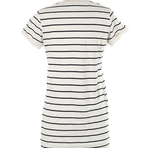 Lulu's Cream and Black Striped Mini Dress - Picture 1 of 2